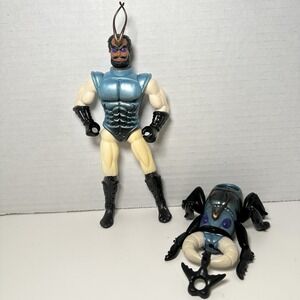 Vintage 80s Coleco Sectaurs Action Figure (A) -‎ Mantor -  w/ Raplor
